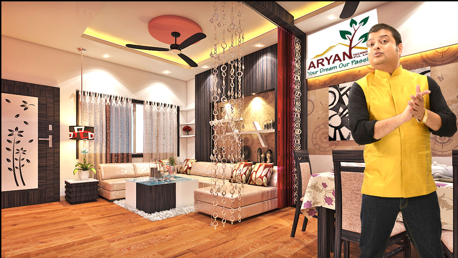 ARYAN TECHCITY -LIVING DINING